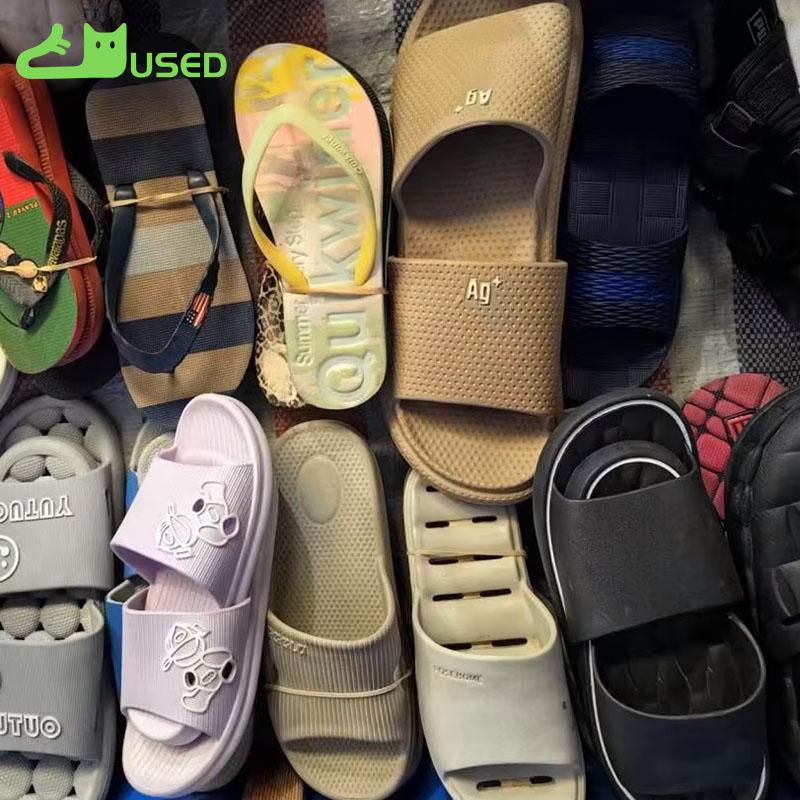 Wholesale low price adult second-hand slippers in good condition