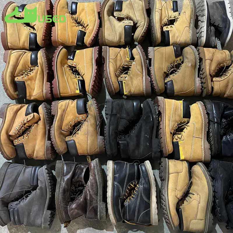 Various styles of second-hand Doc Martens