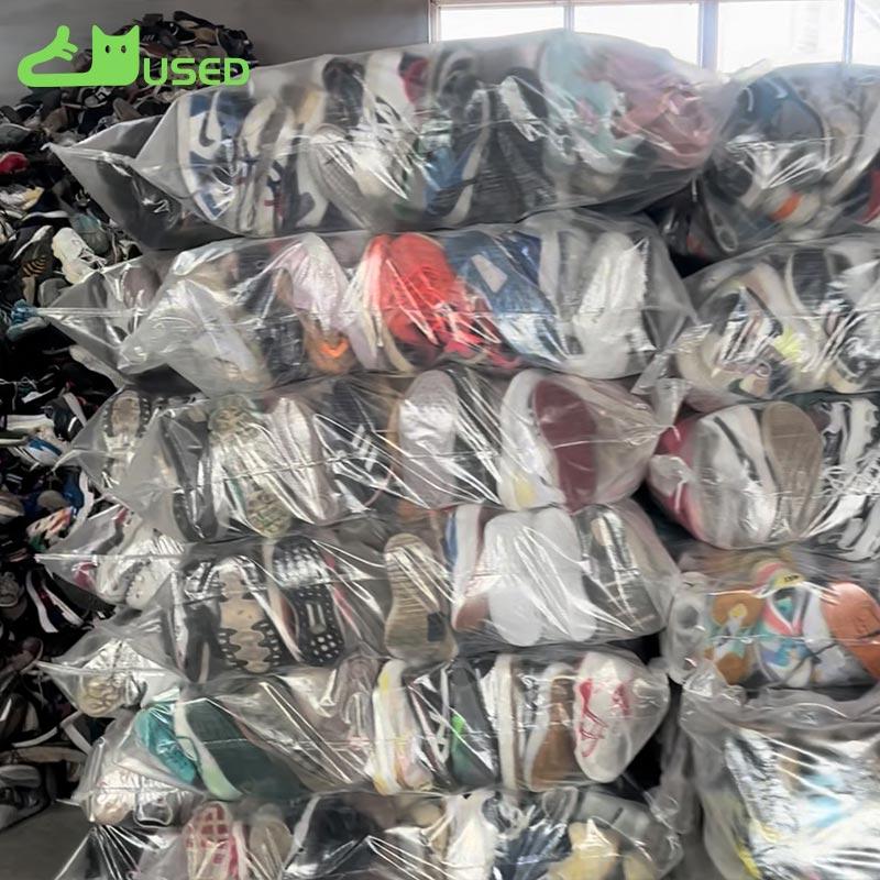 High-quality second-hand brand shoes export