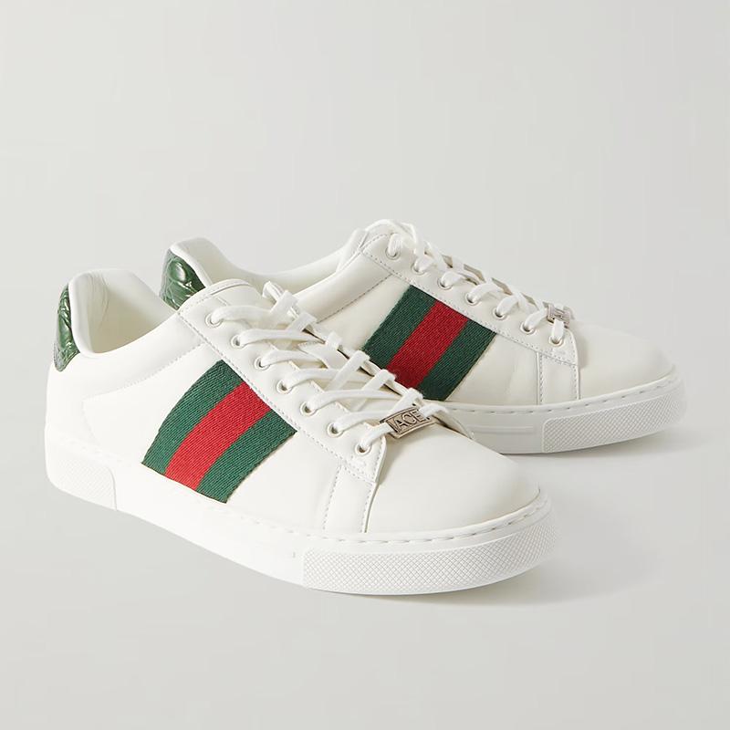 Premium Pre-Owned Trimmed Leather Gucci Shoes
